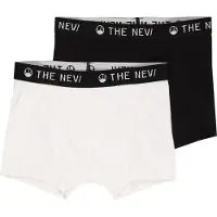 The New Boxershorts - 2-pack - Noos - Svart/Hvit - - 15-16 år (170-176) - Boxershorts