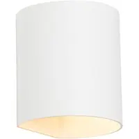 QAZQA Moderne vegglampe hvit - Sabbio