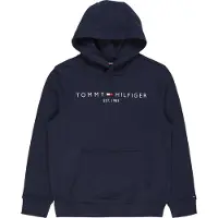 Tommy Hilfiger Hettegenser - Essential - Organic - Twilight Navy - - 7 år (122) - Hettegenser