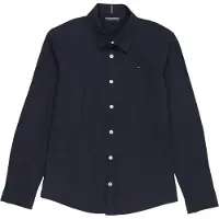 Tommy Hilfiger Solid Skjorte Med Lange Ermer