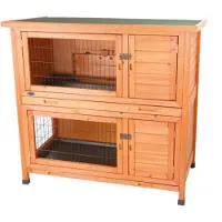 Trixie natura Kaninbur, 2 Etager, 116 × 111 × 65 cm