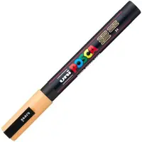 Uni-Ball 186529 Posca Fine Round Tip Salmon Tusjpenn 6 Enheter