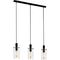 Eglo MONTEFINO LANGBORD 3L 110 SORT/KLAR