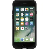 Spigen Liquid Air-etui for iPhone 7 / 8 / SE 2020 / SE 2022 - Svart