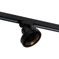 QAZQA Moderne 3-fase skinnespot svart - Master 111 Honey