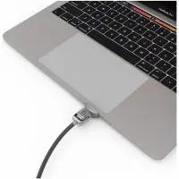 Compulocks Group Compulocks Ledge Lock Adaptor for MacBook Pro 13 M1 & M2 with Combination Cable Lock Silve - Sikkerhetssporlåsadapter - med kombinasjonskabellås - for Apple MacBook Pro 13.3 in (M1, M2)