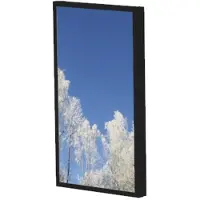 Hi Nd Wall Casing PROTECT 75 Portrait - Monteringssett (hylster) - for LCD-skjerm - metall, polykarbonat - svart, RAL 9005 - skjermstørrelse: 75 - monteringsgrensesnitt: inntil 600 x 600 mm - veggmon