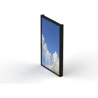 Hi Nd Wall Casing EASY 32 Portrait - Monteringssett (hylster) - for LCD-skjerm - metall - svart, RAL 9005 - skjermstørrelse: 32 - veggmonterbar - for Samsung QM32R-B