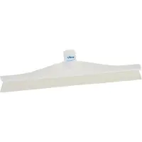 Vikan Gulvskraber, , 40x8cm, hvid, TPE gummi/PP, 40 cm, med enkeltblad