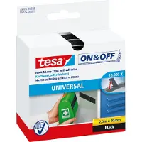 TESA On & Off - Festeklister - 2 cm x 1 m - hvit
