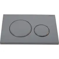 Geberit Sigma 20 betjeningsplade i krom/mat krom