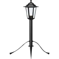 Markslöjd Garden 24 LED-gatelampe lykt, svart, 3W