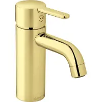 Damixa Silhouet håndvaskarmatur u/bundventil Small pol messing (PVD)