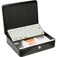 Burg wachter 40080 Pengekasse (B x H x T) 300 x 90 x 240 mm Sort
