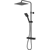 Gustavsberg Brusesystem Estetic matsort firkantet