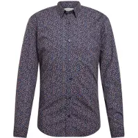Ben Sherman Multicolour Floral Print Skjorte Med Lange Ermer