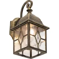 QAZQA Smart romantisk utendørs vegglampe bronse inkl. Wifi A60 - London