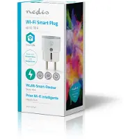 Nedis WiFi Smart Plug - Smartplugg - trådløs - Wi-Fi - 2.4 Ghz
