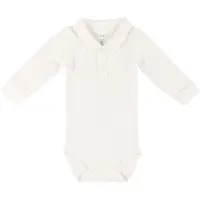 Name it Polobody I/e - NbmHolger - Bright White - - 1 år (80) - Langermet Body