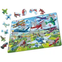 Larsen Puzzle Aerobatics - 64 pieces Maxi (36.5x28.5cm) 2D Puslespill