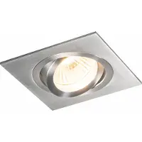 QAZQA Smart downlight stål inkl. WiFi GU10 vippbar - Lock 1