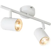 QAZQA Moderne hvit justerbar spot inkl. 2 WiFi GU10 lyskilder - Jeana