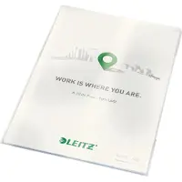 Leitz Super Premium - L-formet mappe - for A4 (210 x 297 mm) - kapasitet: 40 ark - blank