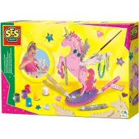 SES Creative Aktivitetssett - DIY - Unicorn - Bygg deg selv - - OneSize - Kreativt leker