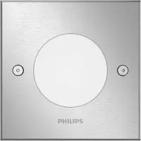 Philips Crust innfelt bakkespot 1x3W 230V IP67, Inox