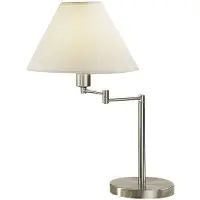 AUSTROLUX BY KOLARZ Bordlampe Hilton, dreibar, nikkel
