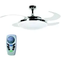 Beacon Lighting Beacon takvifte Fanaway Evo 2 med lys krom stillegående