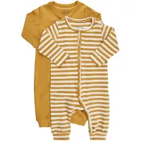Minymo Jumpsuit - 2-pack - Amber Gold - - 74 - Jumpsuit
