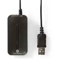 Nedis BTTR200BK, Bluetooth, USB, 3.0+HS, 10 m, Sort, Plast