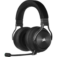 Corsair Gaming VIRTUOSO RGB XT - Hodesett - full størrelse - Bluetooth / 2,4 GHz radiofrekvens - trådløs, kablet - USB, 3,5 mm jakk - skifergrå
