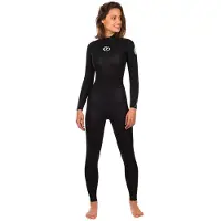 Rip Curl Freelite 3/2 Flatlock Back Zip Våtdrakt svart
