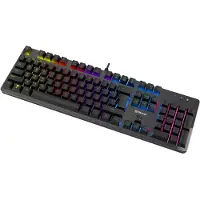 Denver GKK-330 Mechanical - Gamingtastatur - Nordisk - Svart