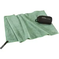 Cocoon Terry Towel Light, Microfiber Håndkle, bambusgrønn