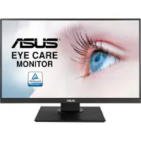 Asus VA24DQLB - LED-skjerm - 23.8" - 1920 x 1080 Full HD (1080p) - IPS - 250 cd/m² - 1000:1 - HDMI, VGA, DisplayPort - svart