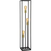 Lucide Gulvlampe Ruben, svart, tre lamper