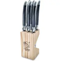 Laguiole Steakkniver svart - 6 stk