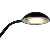 Lucide LED-gulvlampe ZENITH, svart, 2 lyskilder. Høyde 180 cm, metall, dimbar