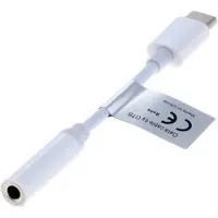 OTB USB-C / 3.5mm Lydadapterkabel - Hvit