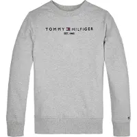 Tommy Hilfiger Collegegenser - Essential - Organic - Grå Melert - - 2 år (92) - Collegegenser
