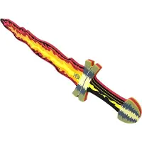 Liontouch Kostymer - Flammesverd - Rød - - OneSize - Kostymer