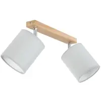 Britop Downlight Corralee, grå, 2 lyskilder