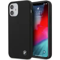 BMW Signaturveske i silikon for iPhone 12 mini - svart