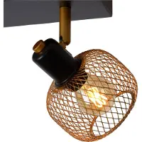 Lucide Downlight Maren, 2 lyskilder, matt gull