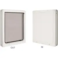 Petmate hundeluke Large - hvit