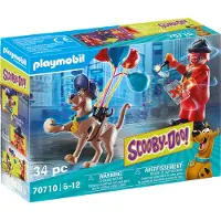 Playmobil Scooby-Doo - Eventyr Med Ghost Klovn - 70710 - 34 Dele - - OneSize - Leketøy