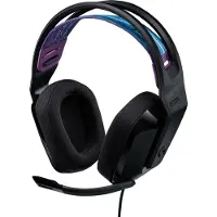 Logitech G G335 Wired Gaming Headset - Hodesett - full størrelse - kablet - 3,5 mm jakk - svart - Discord Certified